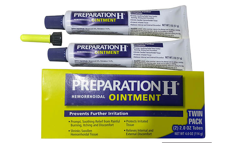 Thuốc bôi hậu môn Preparation H là sản phẩm được nhiều người bệnh trĩ ưa chuộng nhất hiện nay