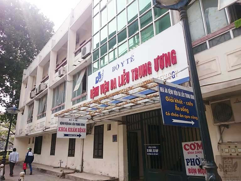 Bệnh viện Da liễu Trung ương là một trong những địa chỉ chữa mề đay nổi tiếng tại Hà Nội