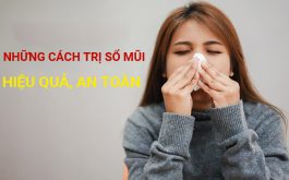 Cách trị sổ mũi