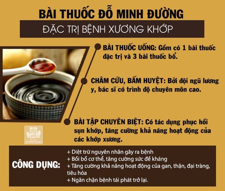 Phác đồ chữa đau nhức xương khớp Đỗ Minh Đường