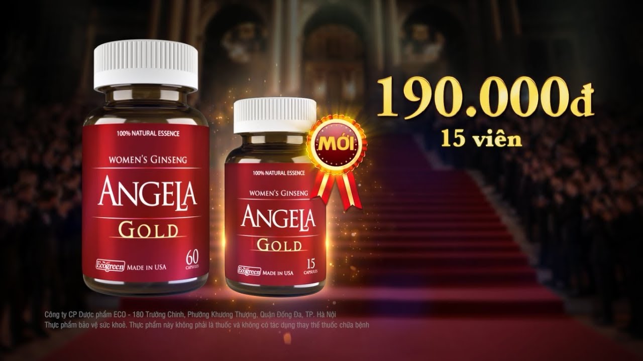 Thị trường hiện nay đã xuất hiện sản phẩm Sâm Angela Gold phiên bản 15 viên nang với giá 190.000 đồng