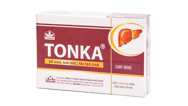 Thành phần chính trong mỗi viên thuốc Tonka đó là các loại dược liệu tự nhiên như bạch truật, đảng sâm, phục linh, cam thảo,...