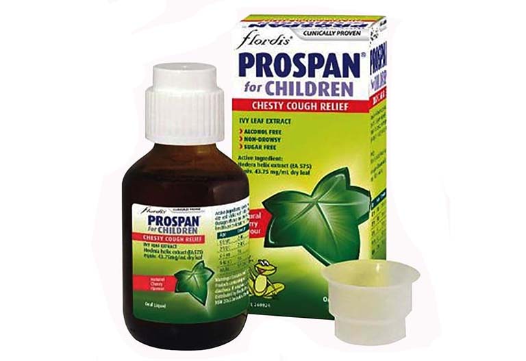 Sản phẩm Prospan được chiết xuất từ lá thường xuân và một số thảo dược lành tính khác