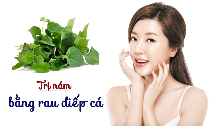 Trị nám bằng rau diếp cá