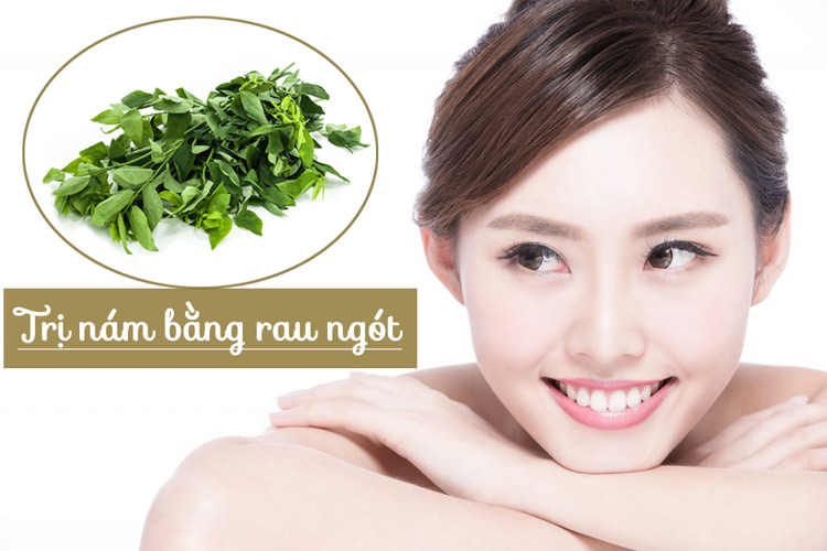 Trị nám bằng rau ngót
