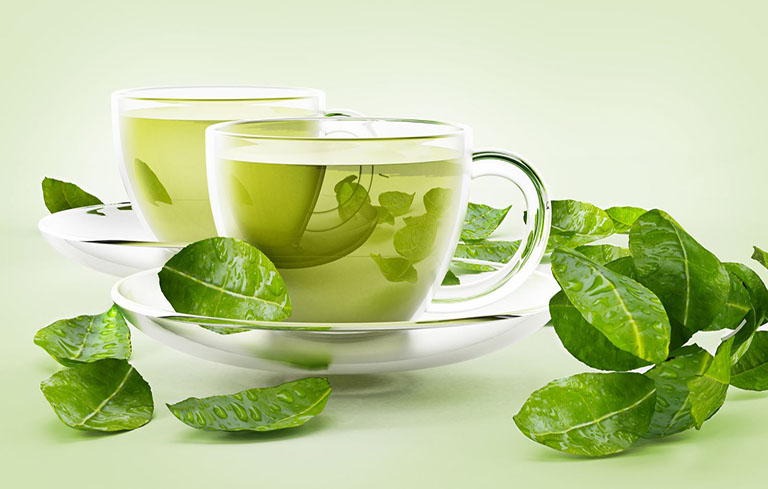 Uống nước trà xanh giúp chống viêm nhiễm ngoài da 