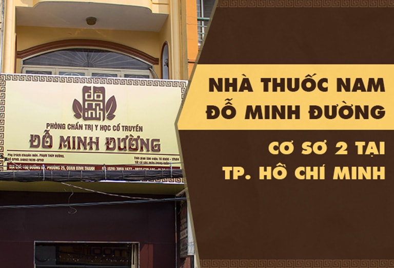 Nhà thuốc Đỗ Minh Đường - Cơ sở Hồ Chí Minh chữa phụ khoa hiệu quả