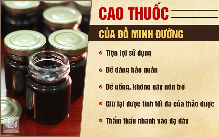 Cao thuốc tiện lợi, dễ uống với trẻ