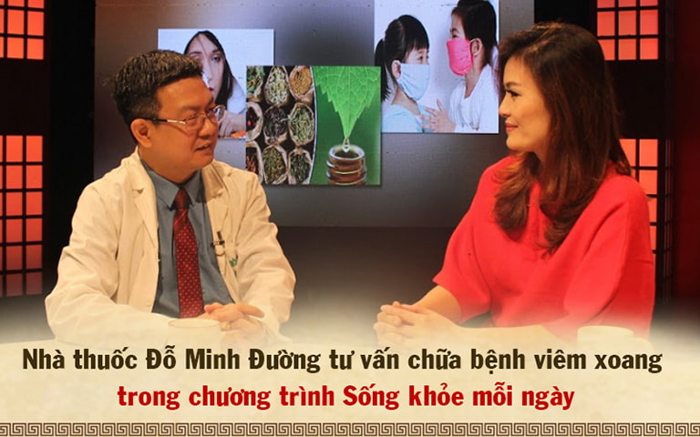 Lương y Đỗ Minh Tuấn và diễn viên Hoa Thúy tham gia chương trình Sống khỏe mỗi ngày