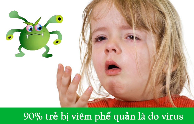 Virus là nguyên nhân chính gây ra viêm phế quản ở trẻ em