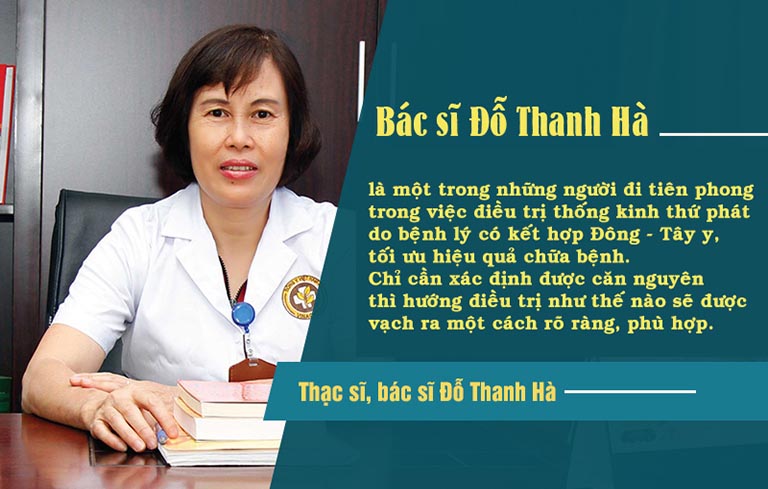 Bác sĩ Thanh Hà với phương pháp điều trị đau bụng kinh hiệu quả