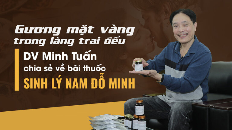 Diễn viên Minh Tuấn tin tưởng lựa chọn bài thuốc của Đỗ Minh Đường