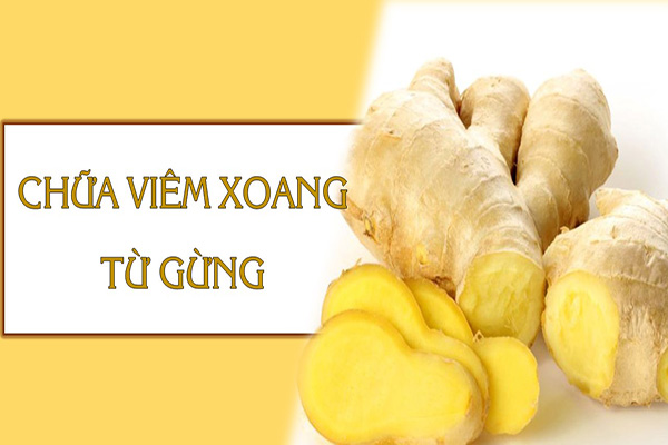 Chữa viêm xoang từ gừng