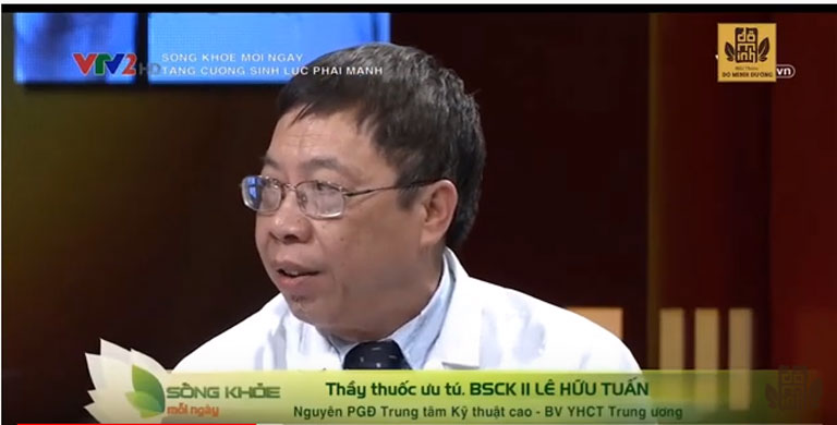 Bác sĩ Lê Hữu Tuấn đánh giá về bài thuốc Đỗ Minh Đường trên VTV2