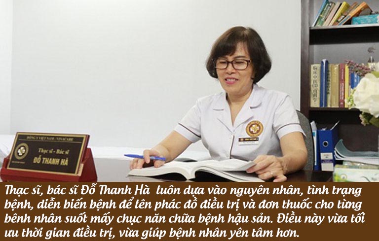 Bác sĩ Thanh Hà luôn rất cẩn thận trong việc điều trị, lên phác đồ với từng bệnh nhân