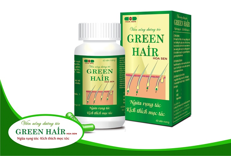 Thuốc trị rụng tóc Green Hair Hoa Sen 