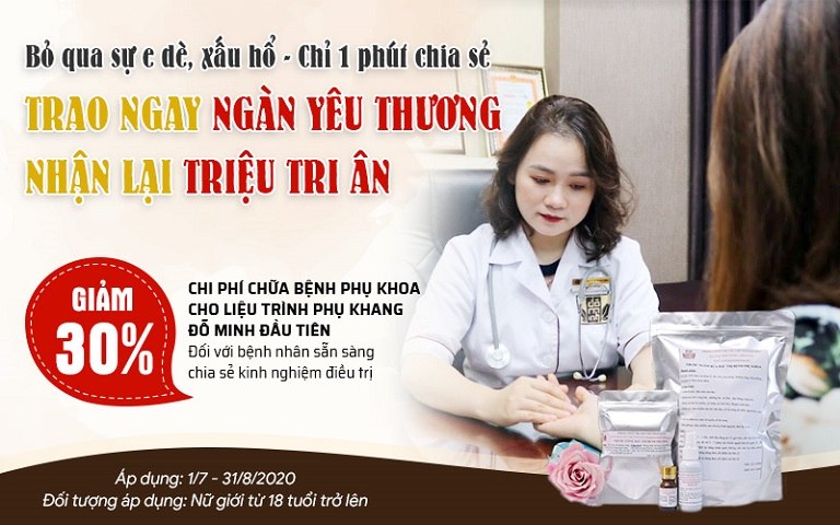 Chương trình "Một lời mở- Triệu tri ân" dành tạng chị em thăm khám phụ khoa tại Đỗ Minh Đường