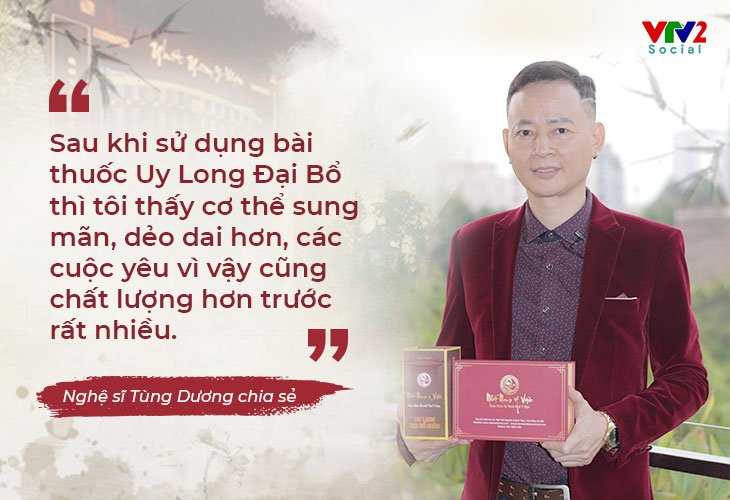 Uy Long Đại Bổ là bài thuốc được nghệ sĩ Tùng Dương lựa chọn trong điều trị sinh lý của mình