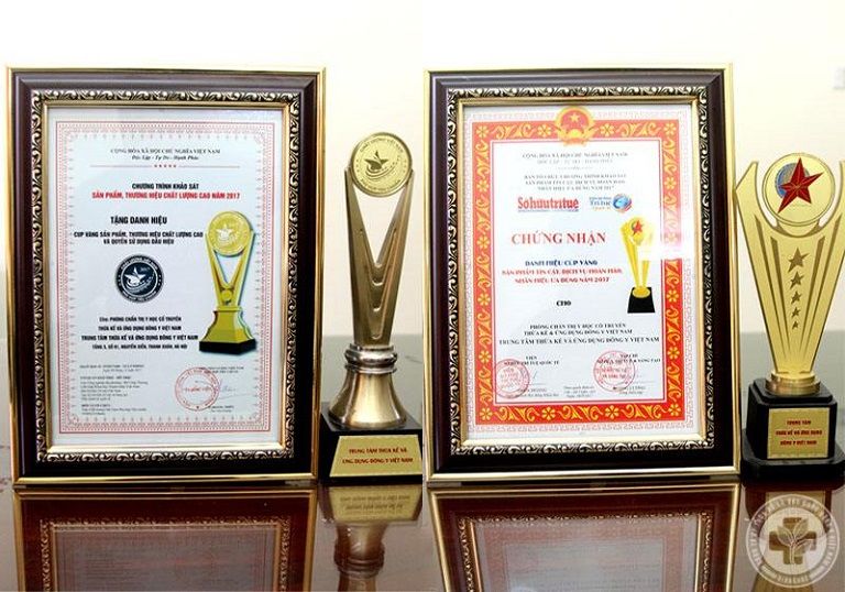 Trung tâm Phụ Khoa Đông y Việt Nam nhận được nhiều giải thường danh giá