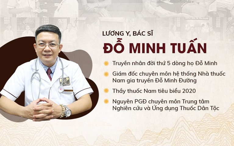 Lương Y Đỗ Minh Tuấn hiện đang là giám đốc chuyên môn nhà thuốc Đỗ Minh Đường