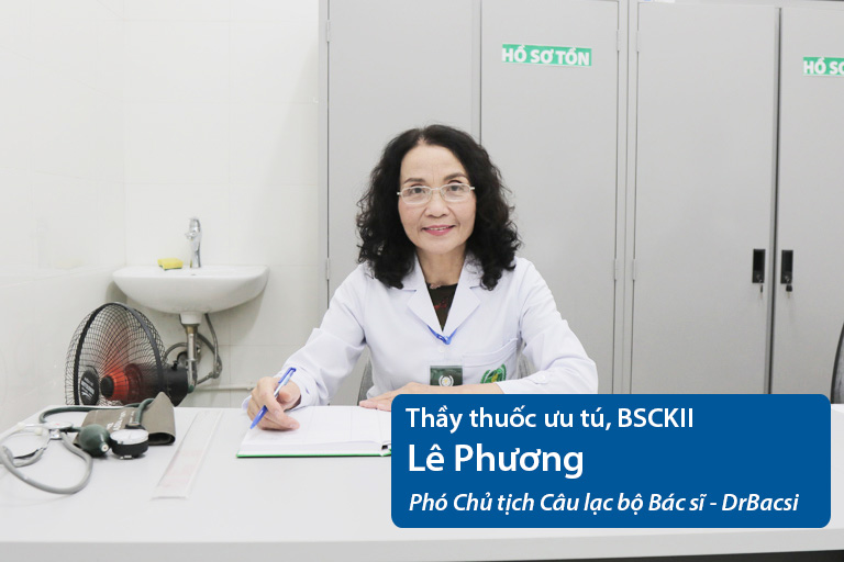 Thầy thuốc ưu tú, BSCKII Lê Phương - Phó Chủ tịch Câu lạc bộ Bác sĩ