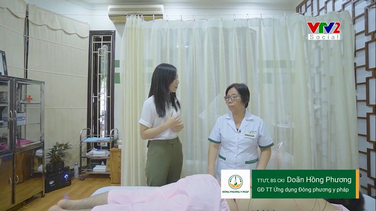 Bác sĩ Doãn Hồng Phương xuất hiện trên VTV2 giới thiệu về các phương pháp vật lý trị liệu Đông phương Y pháp