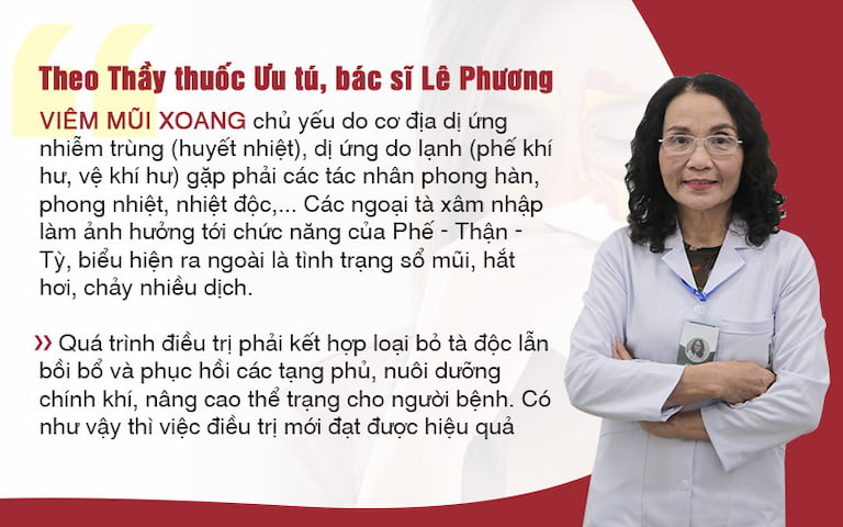 Bác sĩ Lê Phương nhận định về bài thuốc Tiêu Xoang linh dược thang