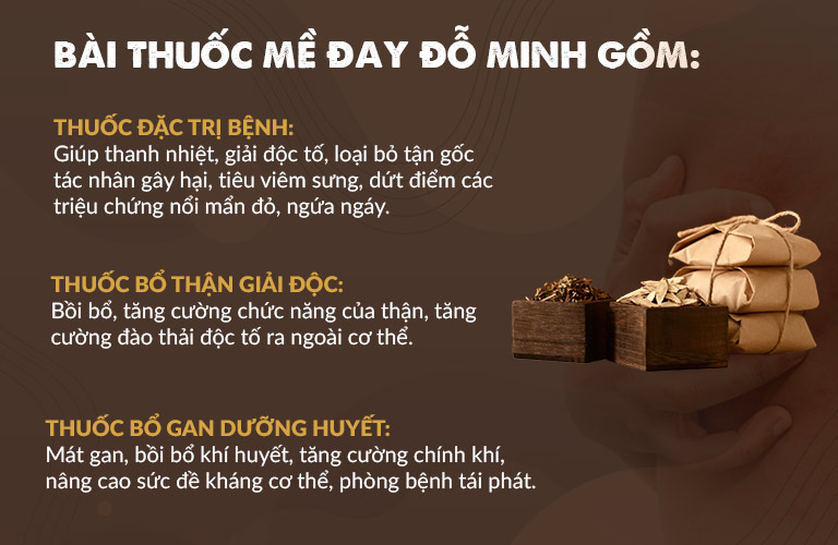 Sự kết hợp 3 trong 1 này mang lại tác dụng tổng hòa, xử lý bệnh từ trong ra ngoài