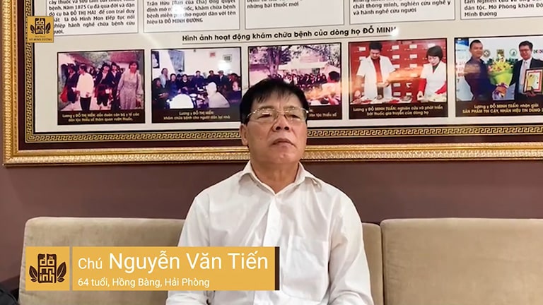 Bệnh nhân vôi hóa cột sống của Đỗ Minh Đường