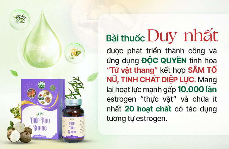 Thế mạnh riêng biệt chỉ có ở Diệp Phụ Khang (Nội tiết, sinh lý nữ)