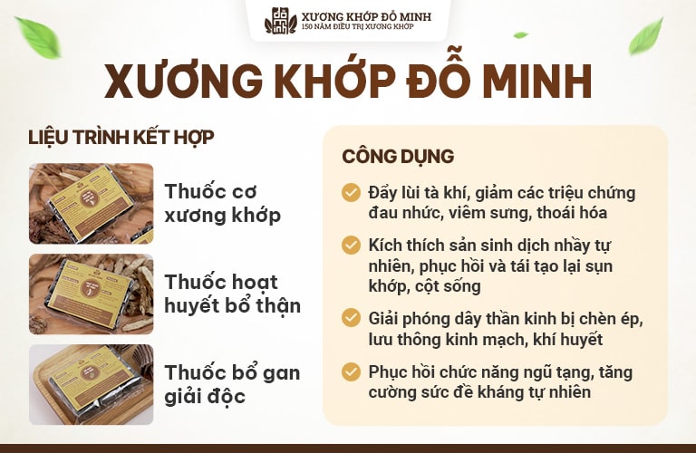 Bài thuốc Xương khớp Đỗ Minh và tác dụng