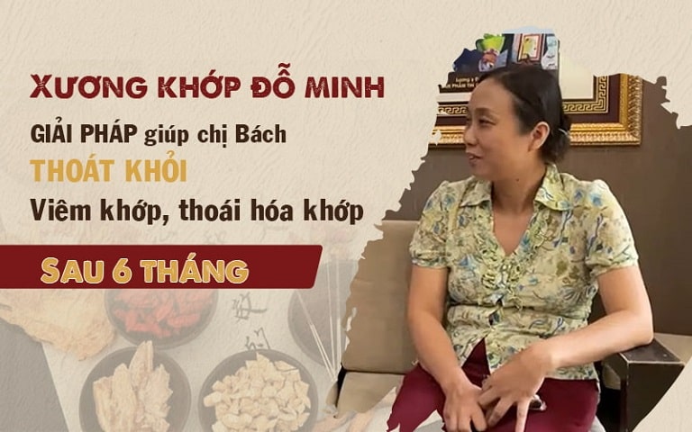 Bệnh nhân Bách chữa xương khớp tại Đỗ Minh Đường
