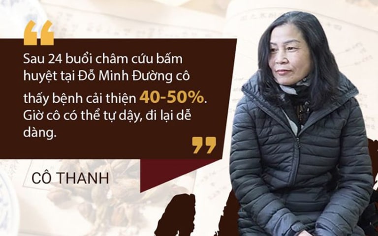 Bệnh nhân Thanh chia sẻ về quá trình điều trị thoát vị đĩa đệm tại Đỗ Minh Đường