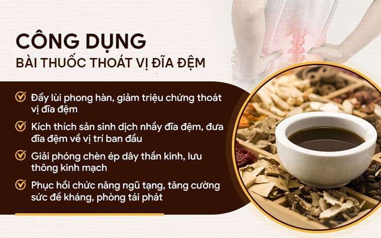 Công dụng bài thuốc chữa thoát vị đĩa đệm của Đỗ Minh Đường