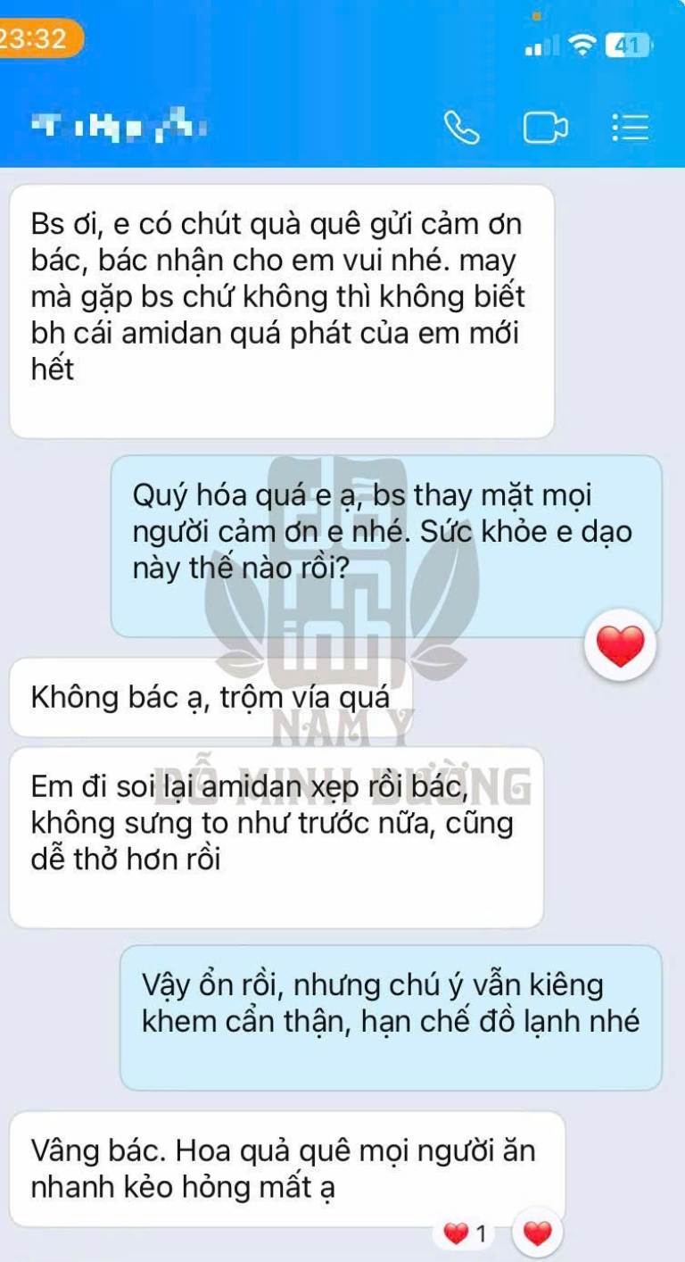 Phản hồi của bệnh nhân