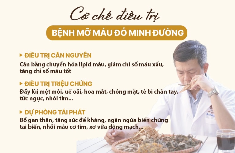 Tiến trình điều trị mỡ máu Đỗ Minh Đường